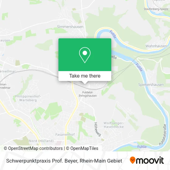 Карта Schwerpunktpraxis Prof. Beyer