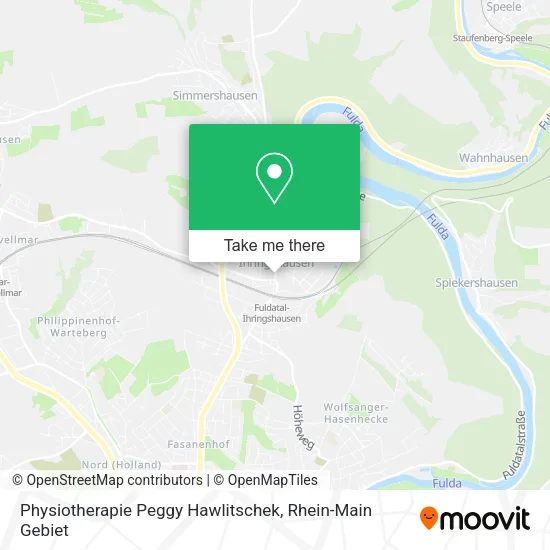Карта Physiotherapie Peggy Hawlitschek