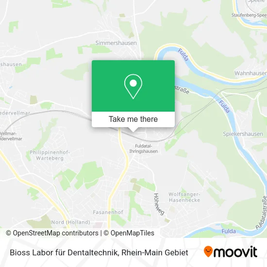 Карта Bioss Labor für Dentaltechnik