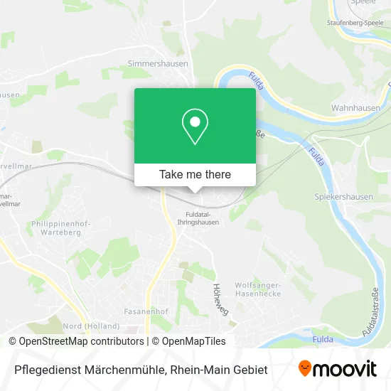 Карта Pflegedienst Märchenmühle