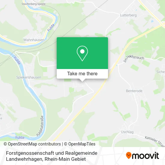 Карта Forstgenossenschaft und Realgemeinde Landwehrhagen