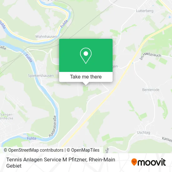 Карта Tennis Anlagen Service M Pfitzner