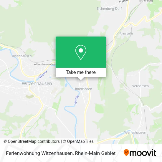 Карта Ferienwohnung Witzenhausen