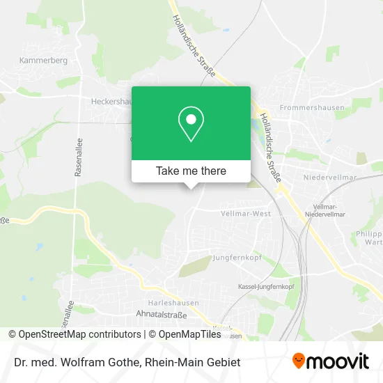 Карта Dr. med. Wolfram Gothe