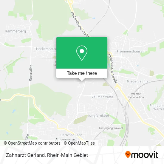 Карта Zahnarzt Gerland