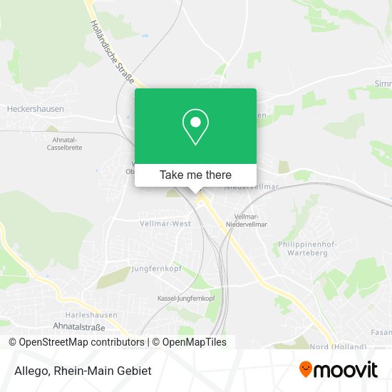 Карта Allego
