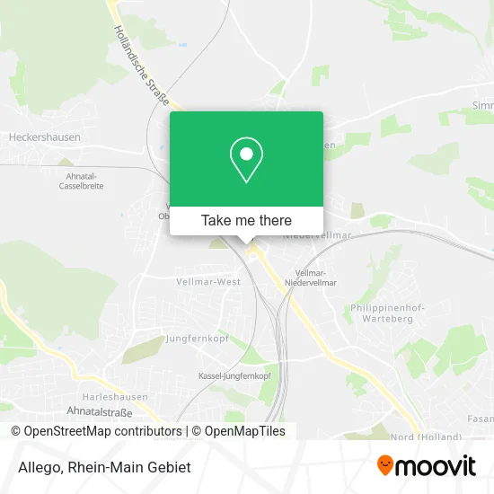 Карта Allego