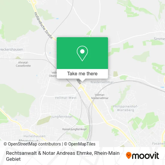 Карта Rechtsanwalt & Notar Andreas Ehmke