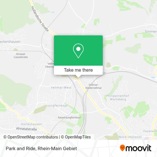 Карта Park and Ride