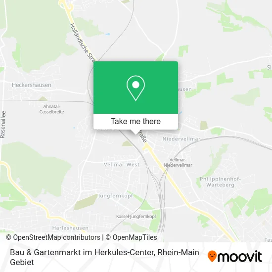 Карта Bau & Gartenmarkt im Herkules-Center