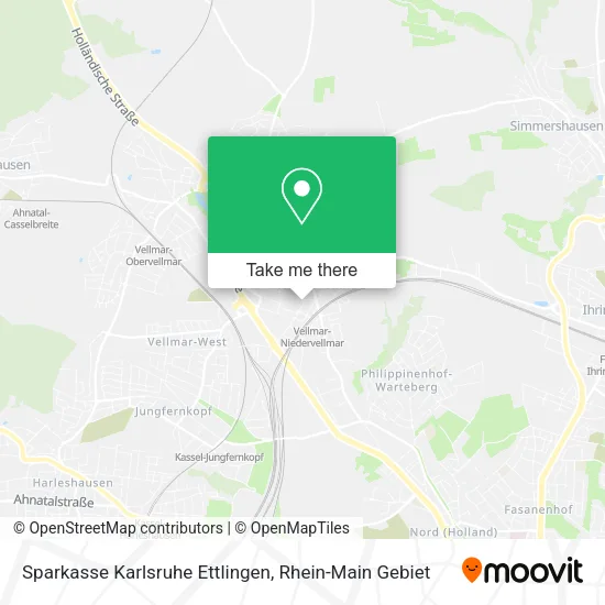 Карта Sparkasse Karlsruhe Ettlingen