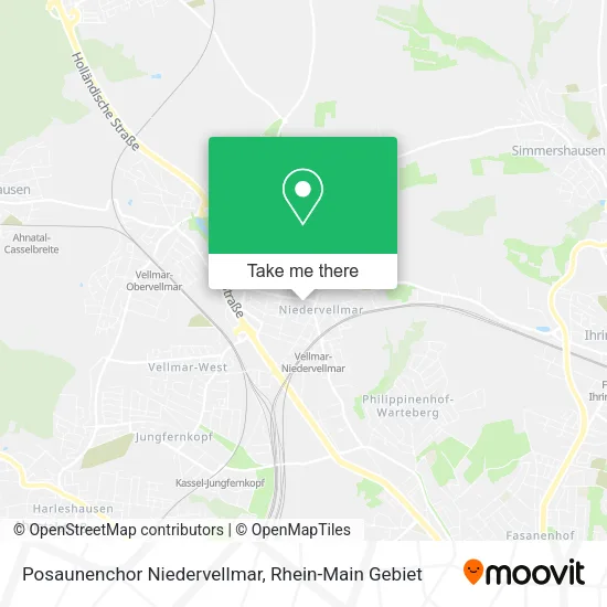 Карта Posaunenchor Niedervellmar