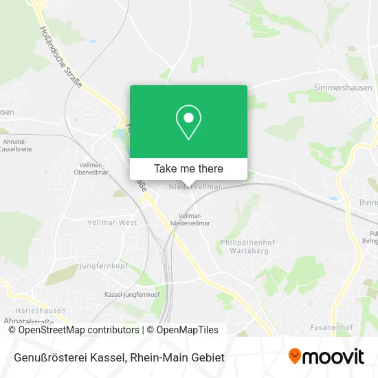 Карта Genußrösterei Kassel