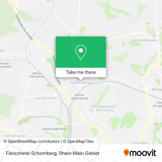 Карта Fleischerei Schomberg