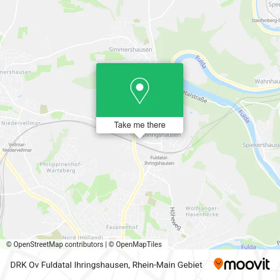 Карта DRK Ov Fuldatal Ihringshausen