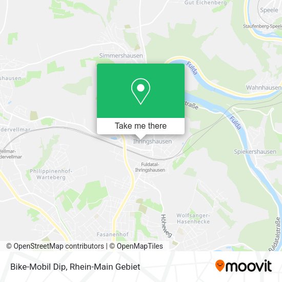 Карта Bike-Mobil Dip