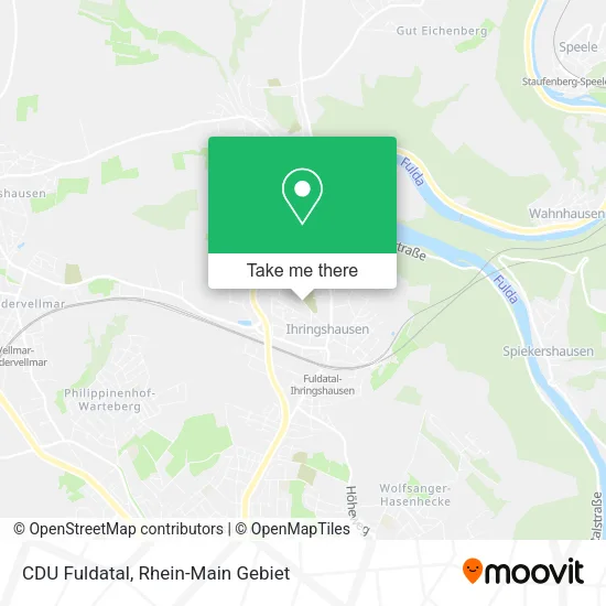 Карта CDU Fuldatal