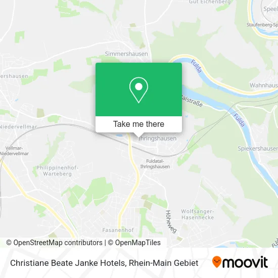 Карта Christiane Beate Janke Hotels