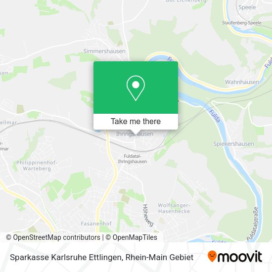 Карта Sparkasse Karlsruhe Ettlingen