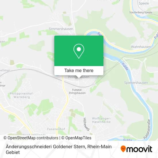 Карта Änderungsschneideri Goldener Stern