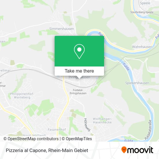 Карта Pizzeria al Capone