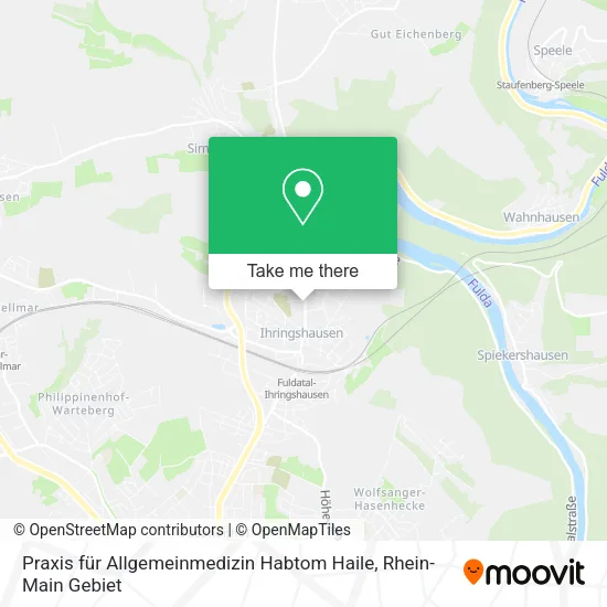Карта Praxis für Allgemeinmedizin Habtom Haile