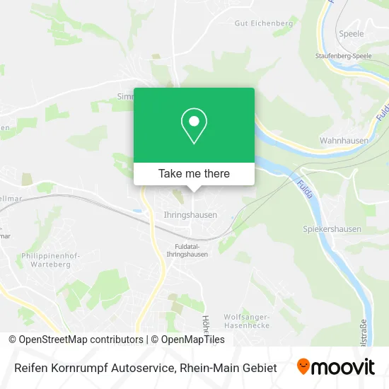 Карта Reifen Kornrumpf Autoservice