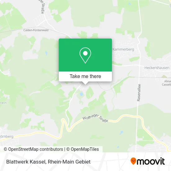 Карта Blattwerk Kassel