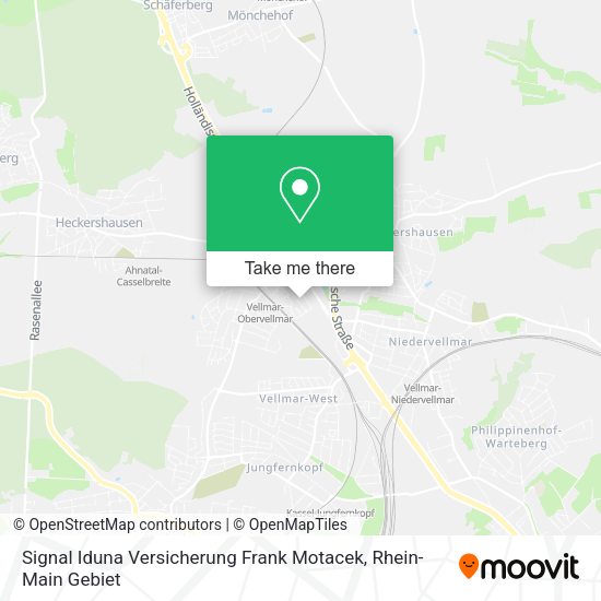 Карта Signal Iduna Versicherung Frank Motacek