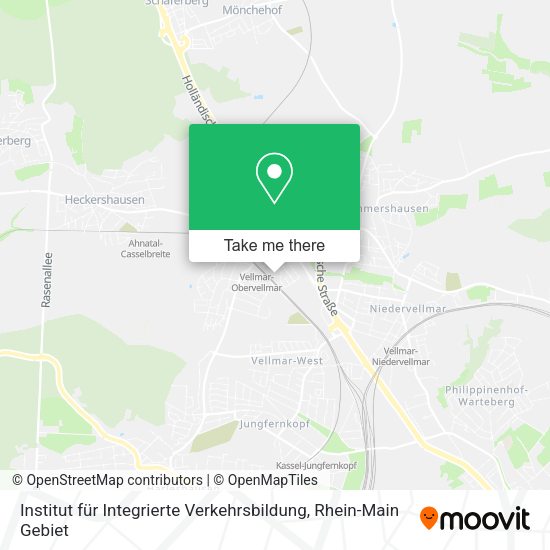Карта Institut für Integrierte Verkehrsbildung
