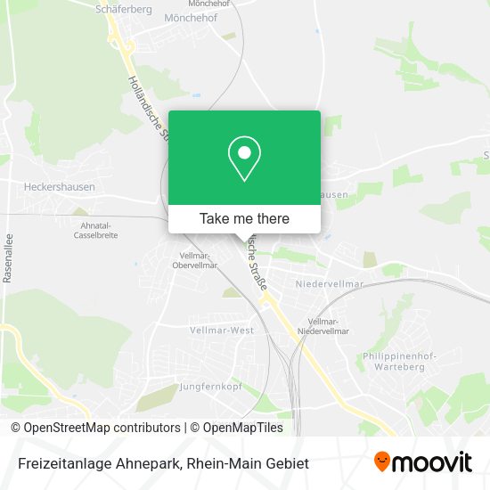 Карта Freizeitanlage Ahnepark