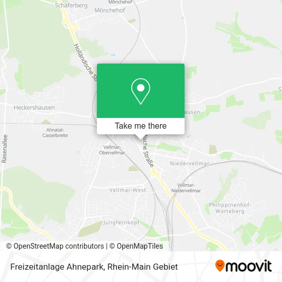 Карта Freizeitanlage Ahnepark