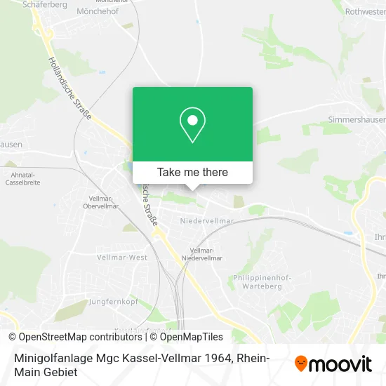 Карта Minigolfanlage Mgc Kassel-Vellmar 1964