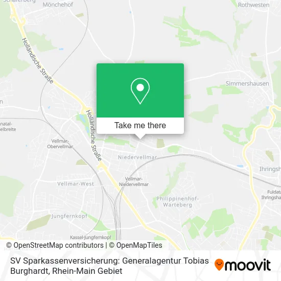 Карта SV Sparkassenversicherung: Generalagentur Tobias Burghardt