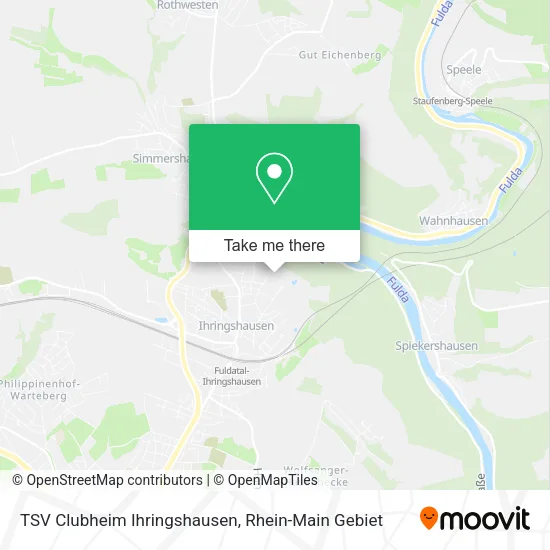 Карта TSV Clubheim Ihringshausen