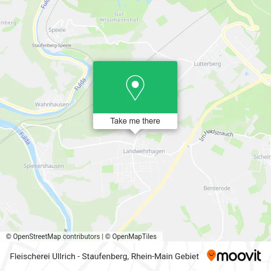 Карта Fleischerei Ullrich - Staufenberg