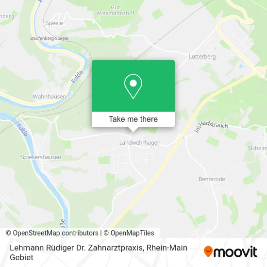 Карта Lehmann Rüdiger Dr. Zahnarztpraxis