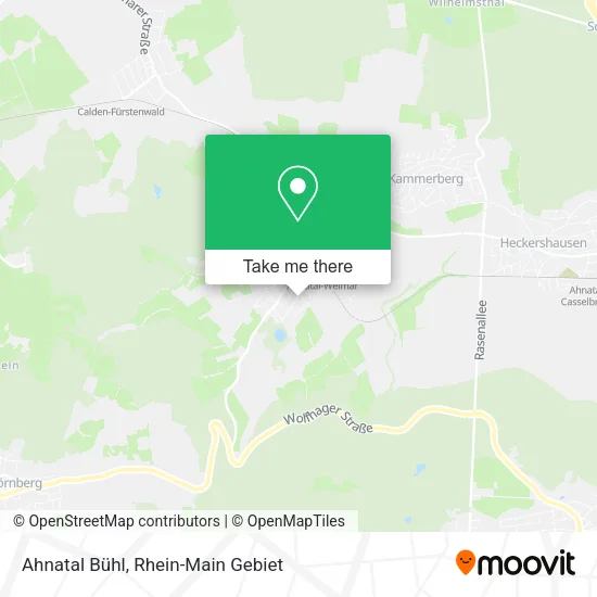 Карта Ahnatal Bühl