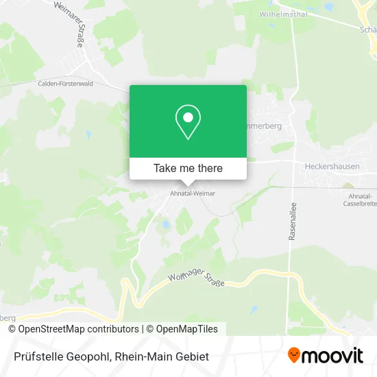 Карта Prüfstelle Geopohl