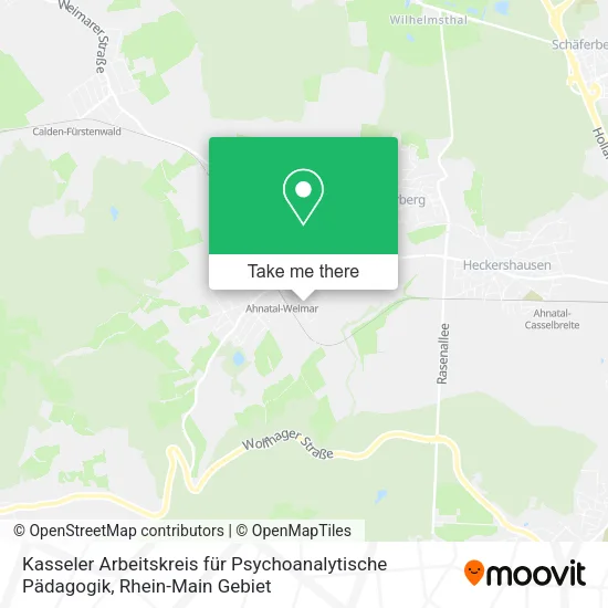 Карта Kasseler Arbeitskreis für Psychoanalytische Pädagogik