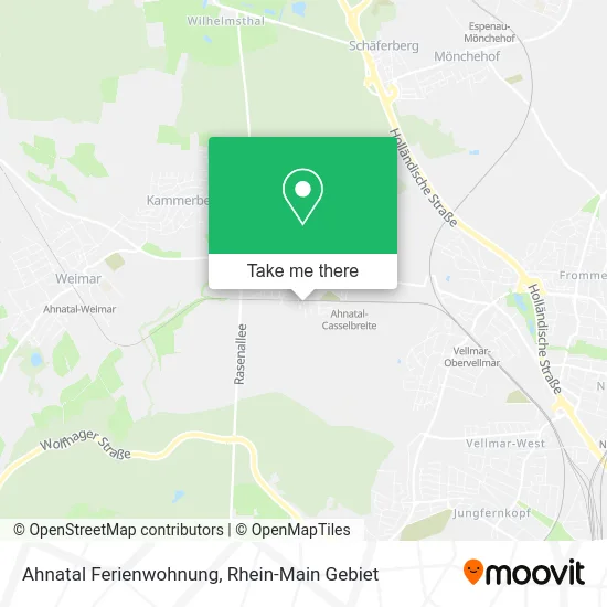 Карта Ahnatal Ferienwohnung