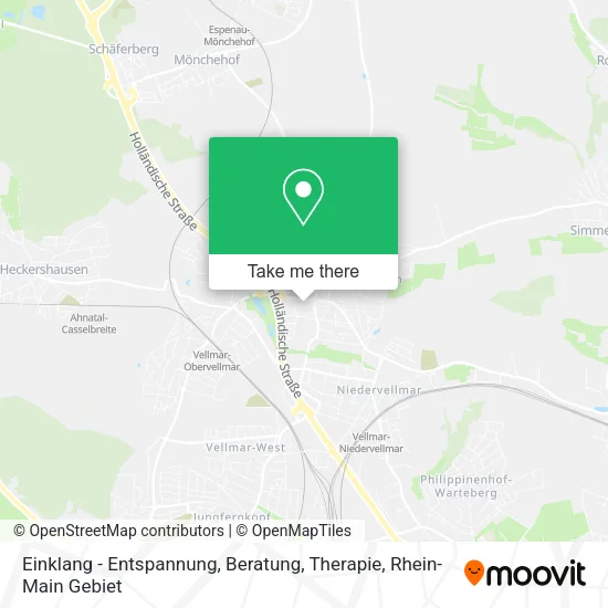 Карта Einklang - Entspannung, Beratung, Therapie