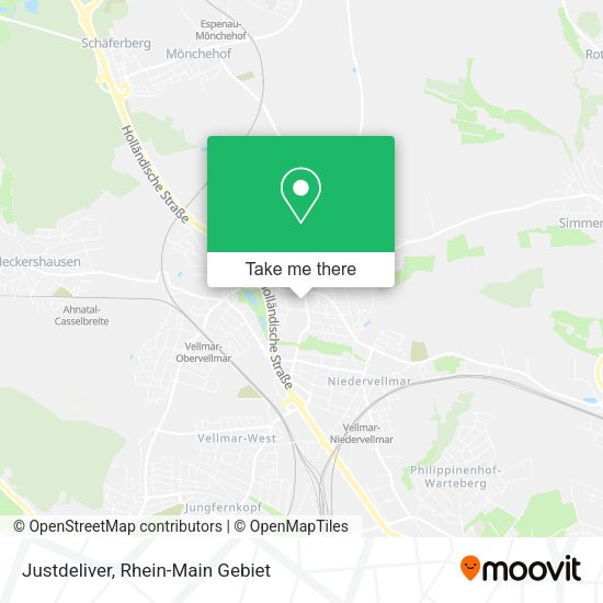 Карта Justdeliver