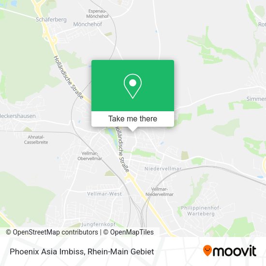 Карта Phoenix Asia Imbiss
