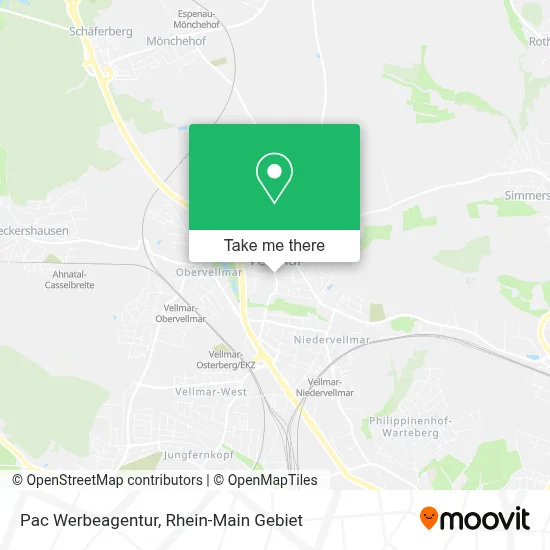 Pac Werbeagentur map