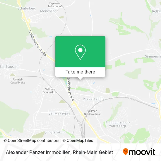 Карта Alexander Panzer Immobilien