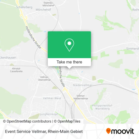 Карта Event Service Vellmar