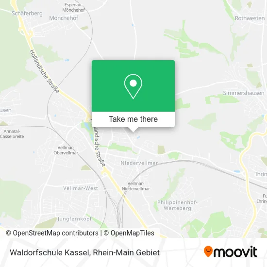 Карта Waldorfschule Kassel