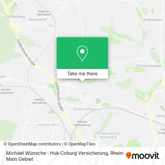 Карта Michael Wünsche - Huk-Coburg Versicherung