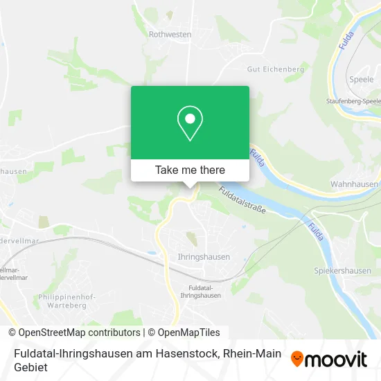 Карта Fuldatal-Ihringshausen am Hasenstock